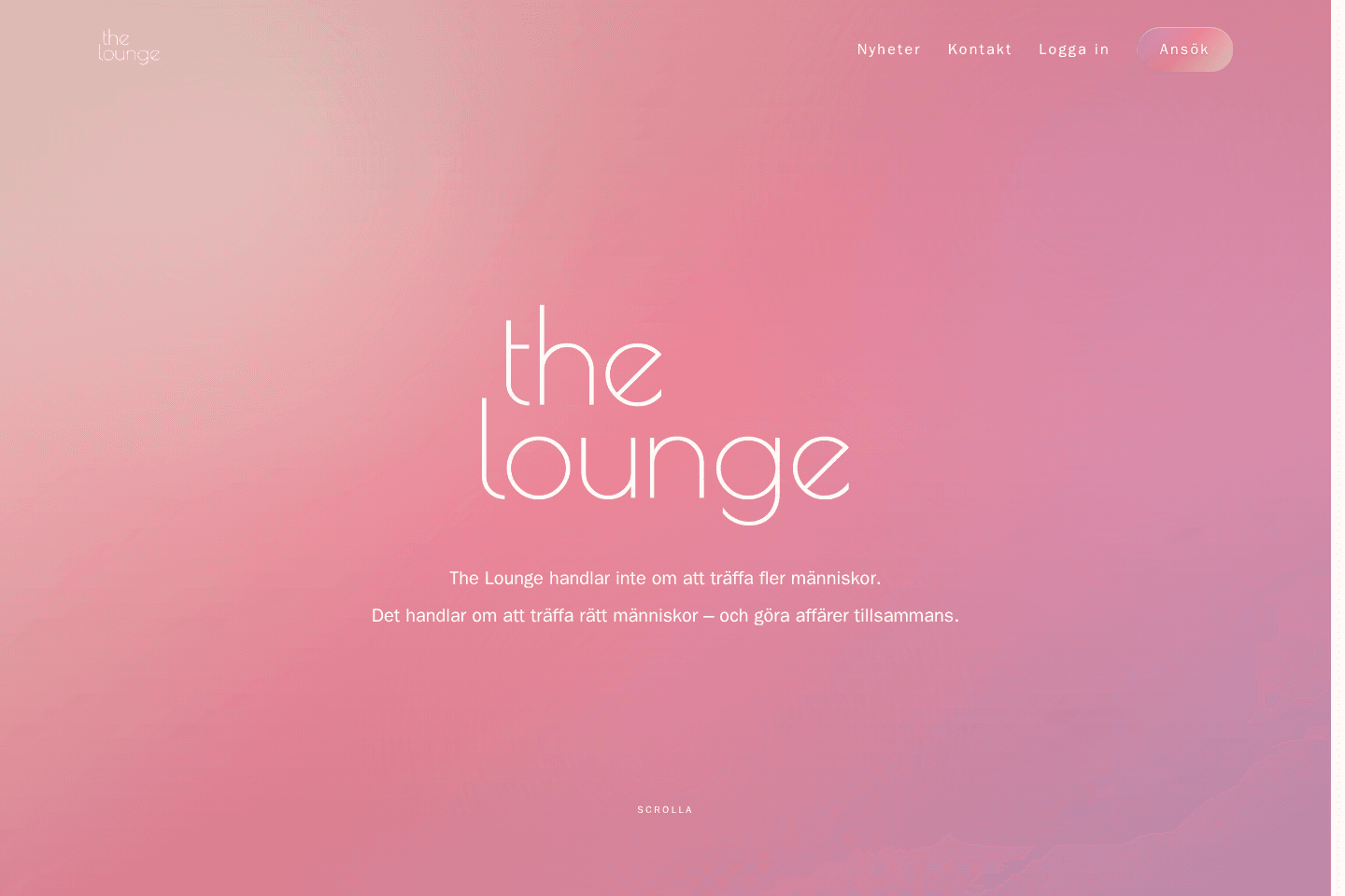 The Lounge networking platform